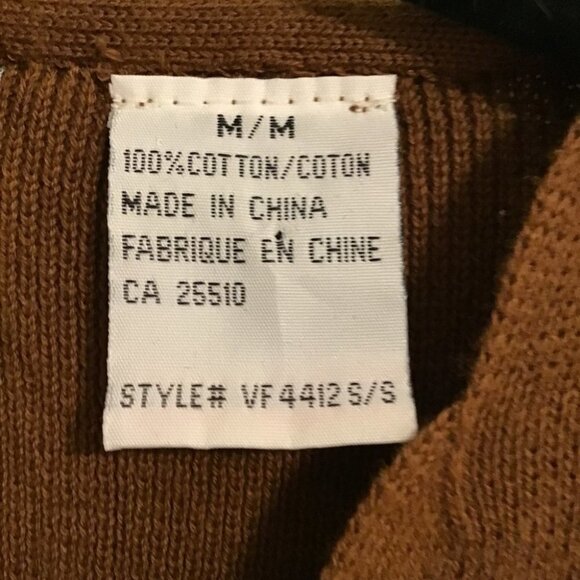 Jean Works & Company Scalloped V-neck Button front Cardigan Size M - Picture 8 of 8